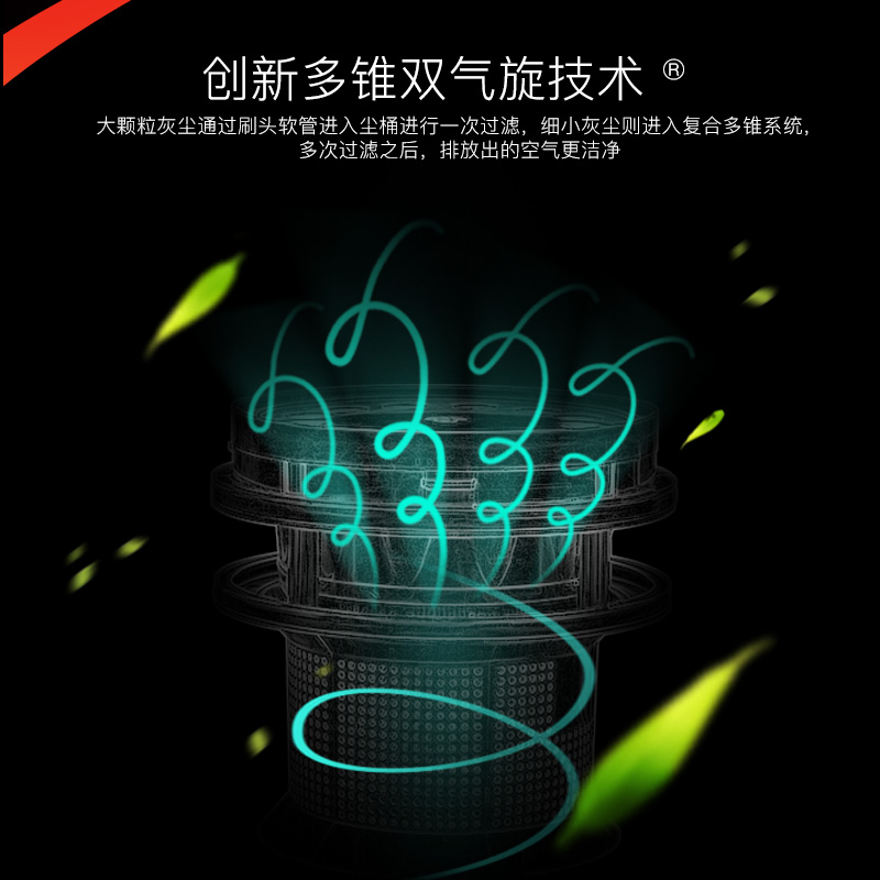 韩夫人旗舰店韩夫人吸尘器家用超静音迷你小型卧式强力手持式大功率地毯除螨仪1