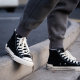 Laura Star 1068 fitness shoes high-top canvas shoes deadlift squat bench press training men and women wear