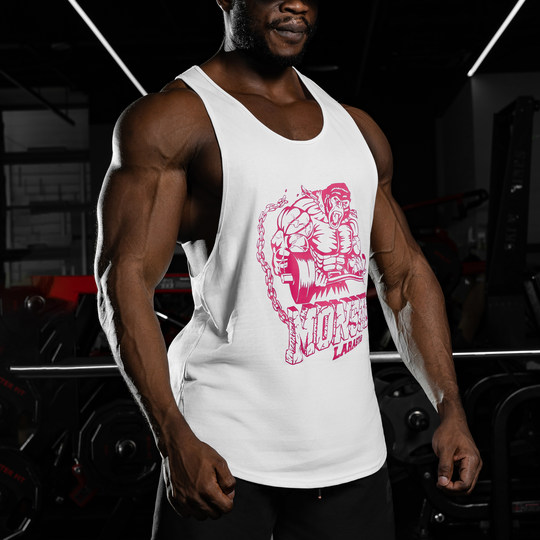 劳拉之星1536健身背心男潮牌美式夏季运动上衣宽松坎肩训练服衣服