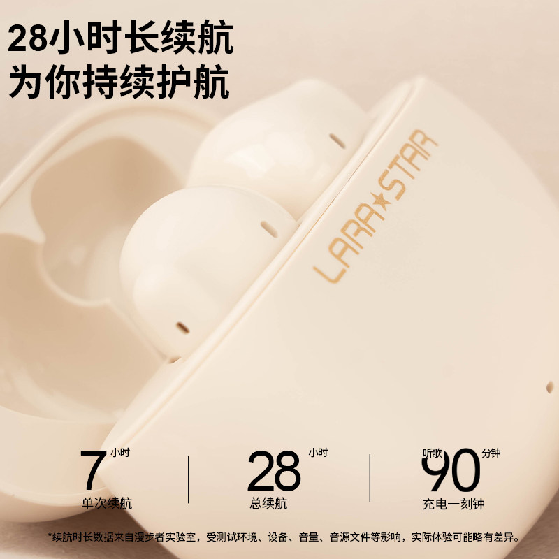 劳拉之星F1漫步者联名小精灵蓝牙耳机真无线半入耳式适用华为苹果,淘宝优惠券,粉丝福利购,淘宝优惠卷