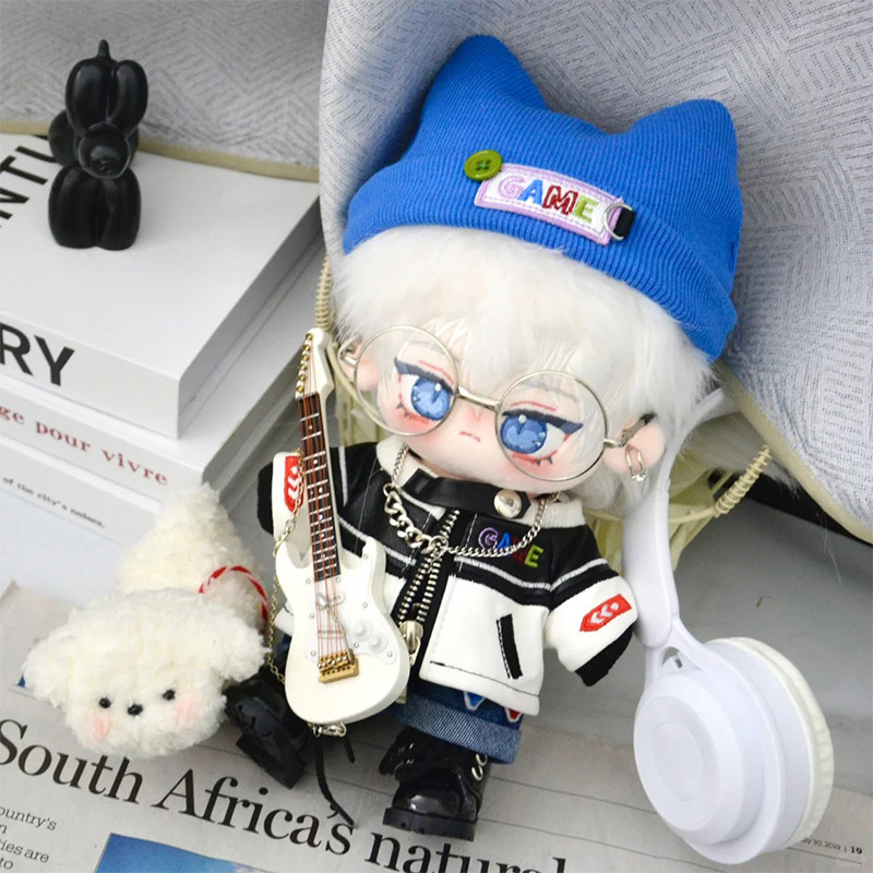 20cm娃衣棉花娃娃无属性现货弘乐岚音玩偶套装帅气帽子制服小配件,淘宝优惠券,粉丝福利购,淘宝优惠卷