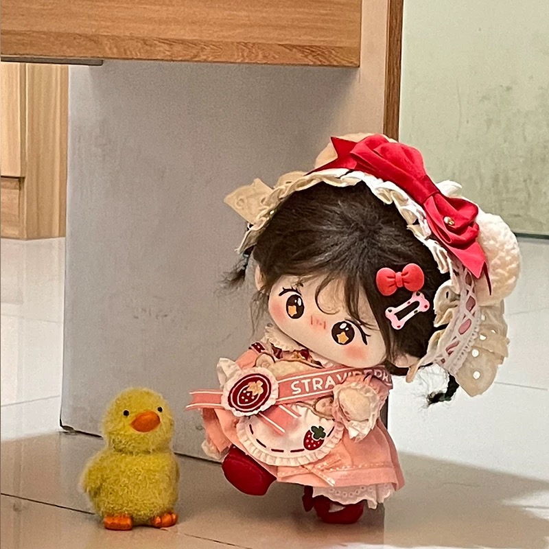 20cm棉花娃娃娃衣套装正版原创正品无属性可爱风毛绒玩偶换装现货 - 图0