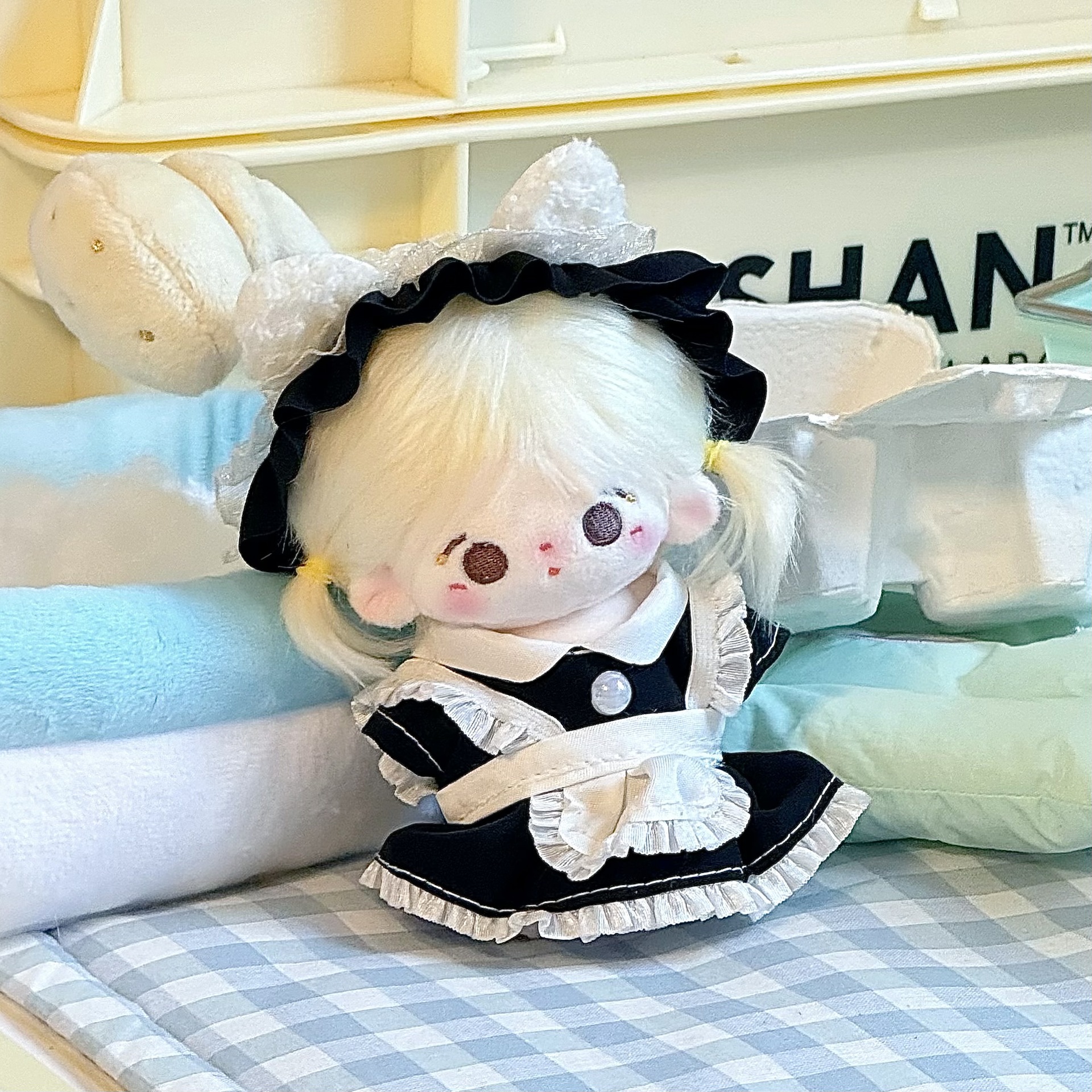 10cm娃衣棉花娃娃衣服海星体自嘲熊labubu拉布布厘米头套斗篷原创 - 图2