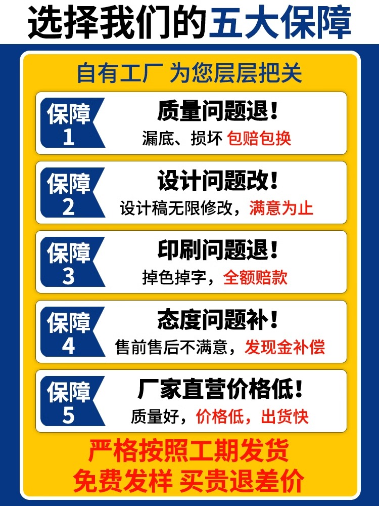 定制专拍牛皮纸袋手提袋外卖咖啡纸杯pet冷饮塑杯汉堡炸鸡打包盒 - 图2