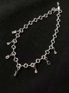 可拆卸百搭镀金属小众设计感项链