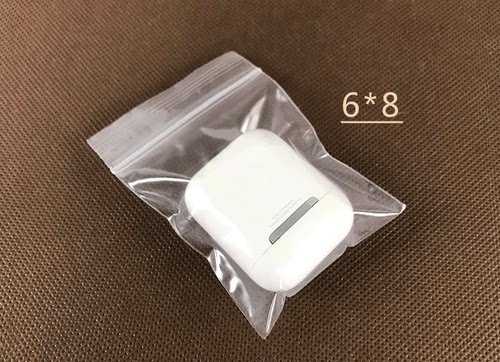 加厚8丝12丝卡口自封袋包装袋塑料透明袋子食品密封袋500枚多尺寸 - 图0