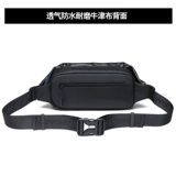 鸿岩袋鼠 Нагрудная сумка, кожаная сумка через плечо, универсальный мобильный телефон на одно плечо, поясная сумка, из натуральной кожи, в корейском стиле