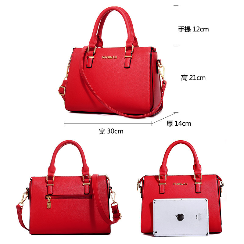 2020新款红色女新娘包妈妈结婚包包 凡思曼女士包袋