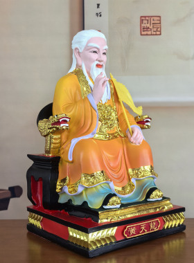 黄天龙神像黄天霸莽天霸神像树脂12寸16寸