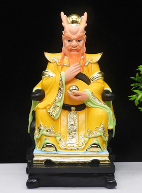 树脂四海龙王神像东海龙王