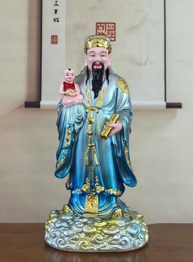 福禄寿三星神像老寿星摆件神像树脂佛像寿星禄星福星财神爷佛像