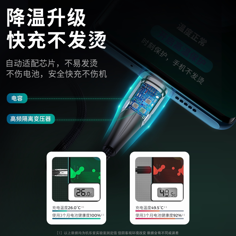 type-c数据线华为小米8三星充电器 joyroom慕谷数据线