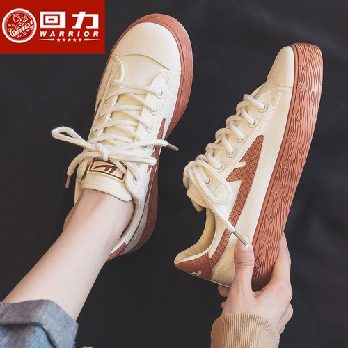 Warrior, Tide, весенние кеды, небольшие кроссовки, белая обувь, 2021 года, осенние, тренд сезона