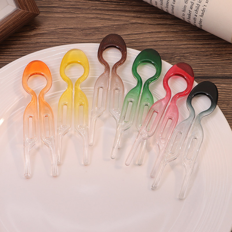 u型小鱼发簪女简约丸子头小号插梳发卡盘发神器高级感多功能簪子,淘宝优惠券,粉丝福利购,淘宝优惠卷