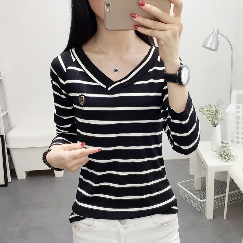 夏季外穿长袖辣妈月子服t恤打底衫 波仕燕家居服上装