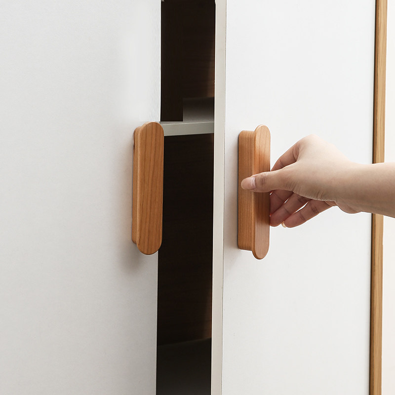 原木风柜门抽屉实木拉手北欧橱柜鞋柜木把手简约圆形柜子衣柜拉手,淘宝优惠券,粉丝福利购,淘宝优惠卷