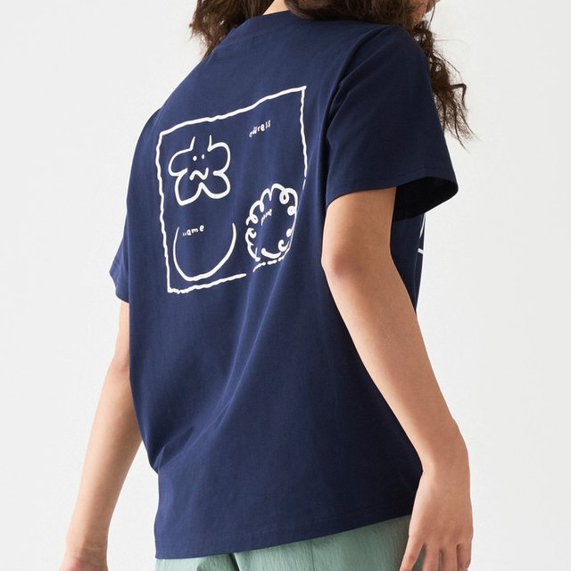 AnKoRau classic casual dry graphic short-sleeved T-shirt