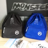 Мешочек подходит для мужчин и женщин, школьный рюкзак, спортивный простой тканевый мешок, на шнурках