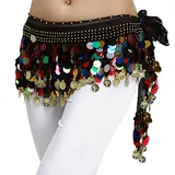 Шифоновые волнистые монеты, утягивающий пояс на талию, Индия, коллекция 2021, подходит для начинающих