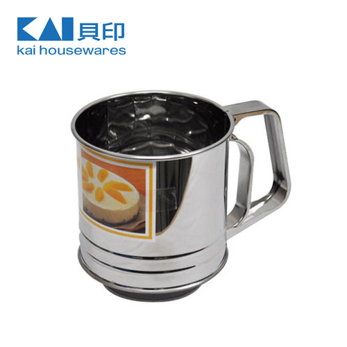 KAI贝印日本进口烘焙工具不锈钢筛粉用具面粉筛子厨房用具 - 图1