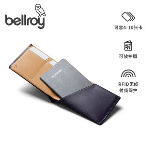 Bellroy澳洲Travel Wallet 旅行钱包护照夹真牛皮礼物防盗刷钱包