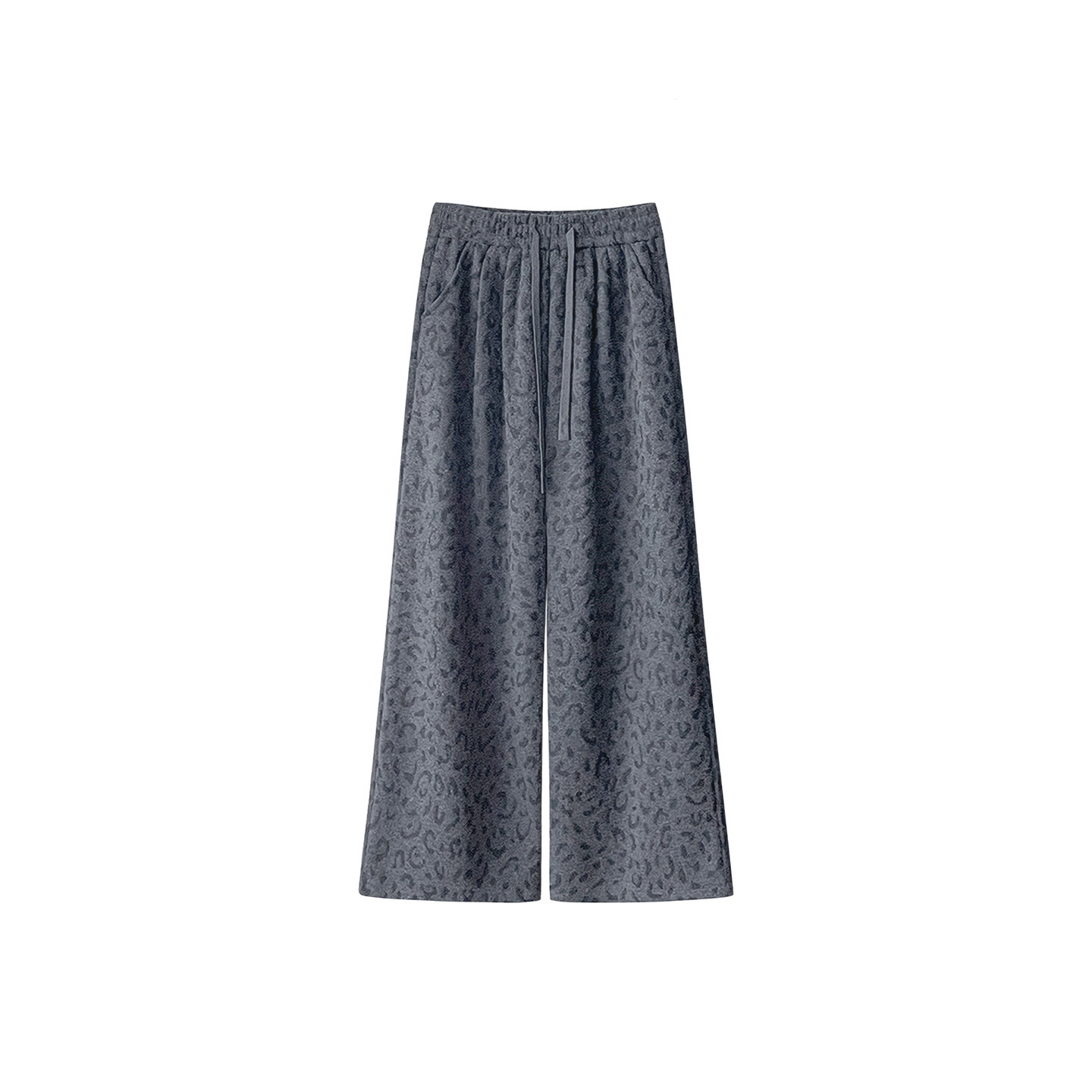 加绒加厚豹纹裤子女冬季新款胖妹妹mm高腰宽松显瘦阔腿糯米休闲裤,淘宝优惠券,粉丝福利购,淘宝优惠卷