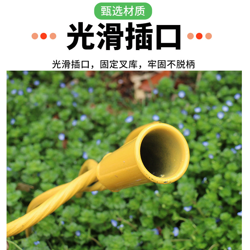 大铁叉草叉农用大钢叉实心叉三股铁叉四股铁叉园艺工具垃圾叉包邮,淘宝优惠券,粉丝福利购,淘宝优惠卷