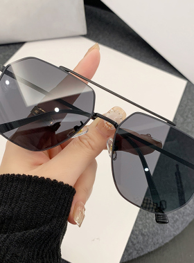 显脸小大框飞行员墨镜防紫外线