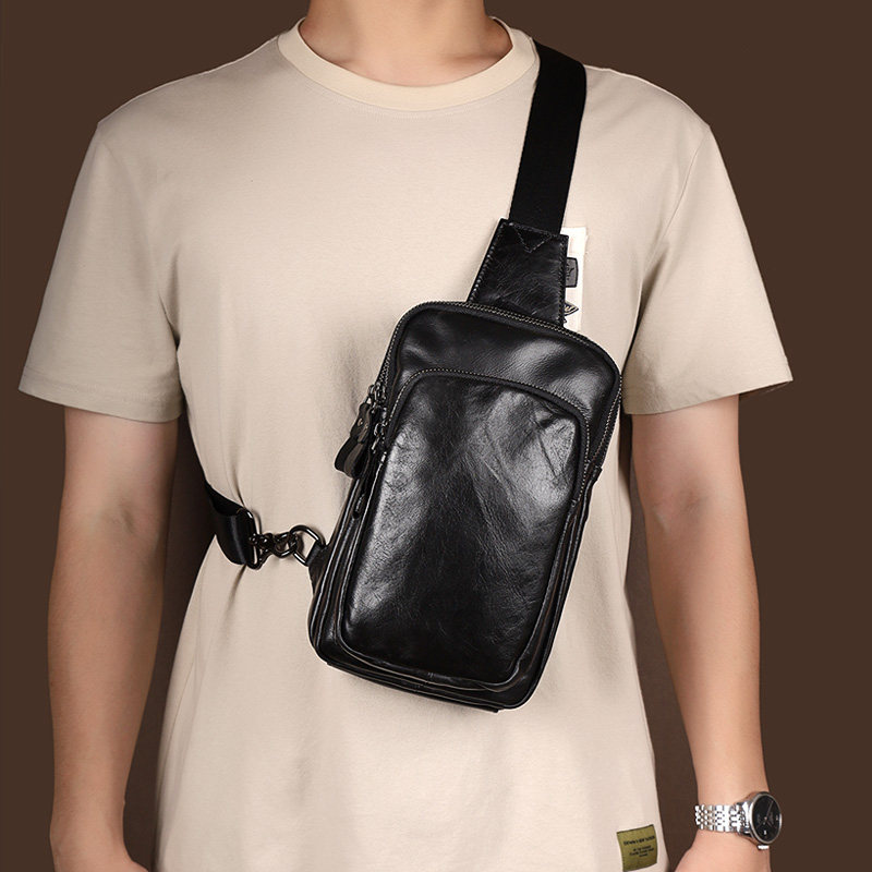 头层牛皮胸包男士斜挎包2025新款式时尚大容量旅行单肩包真皮背包,淘宝优惠券,粉丝福利购,淘宝优惠卷
