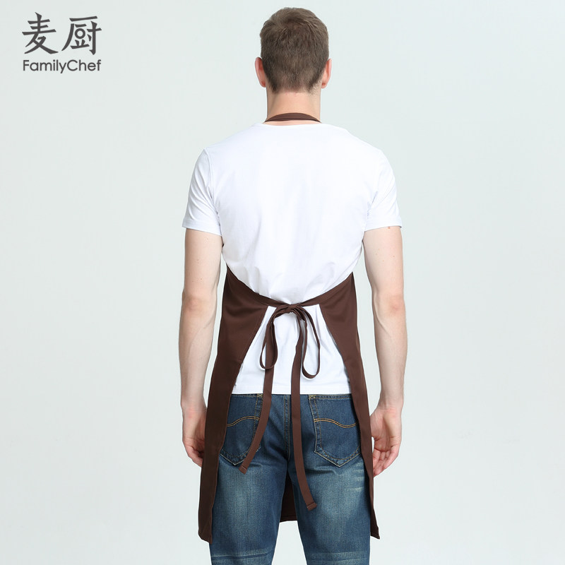 工作围裙挂脖定制LOGO厨房家用男棉时尚防油防污女加长茶饮店商超,淘宝优惠券,粉丝福利购,淘宝优惠卷