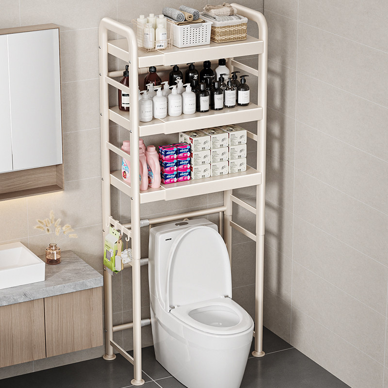可伸缩马桶上方置物架落地卫生间浴室厕所坐便器后空隙收纳架子,淘宝优惠券,粉丝福利购,淘宝优惠卷