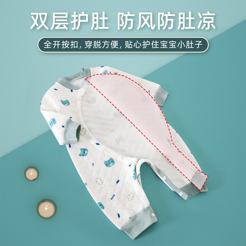 婴儿衣服新生儿礼盒秋冬套装套盒 彩婴房婴儿礼盒