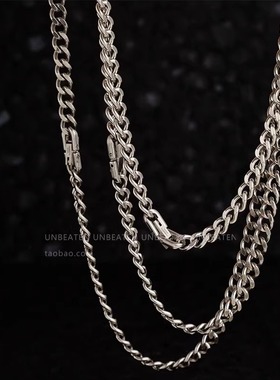百搭素链钛钢不掉色项链男女通用