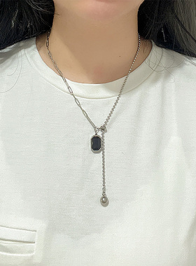 unbeaten小众设计感抽拉项链女潮