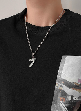 unbeaten小众设计项链钛钢不掉色