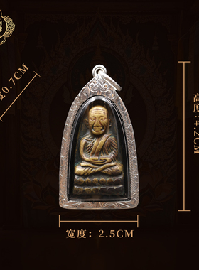 泰国特色正品真品 龙婆托2505朗朗蛇 萨玛鉴定卡男女项链吊坠