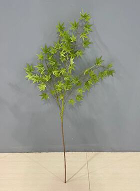 仿真枫树叶大支红枫叶假树枝大树装饰景观造景摄影道具立体鸡爪槭