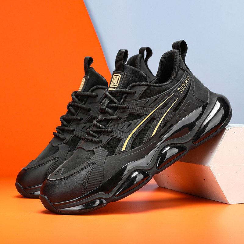 男鞋冬季加绒棉鞋休闲莆田运动鞋男气垫减震防滑黑色老爹潮鞋,淘宝优惠券,粉丝福利购,淘宝优惠卷