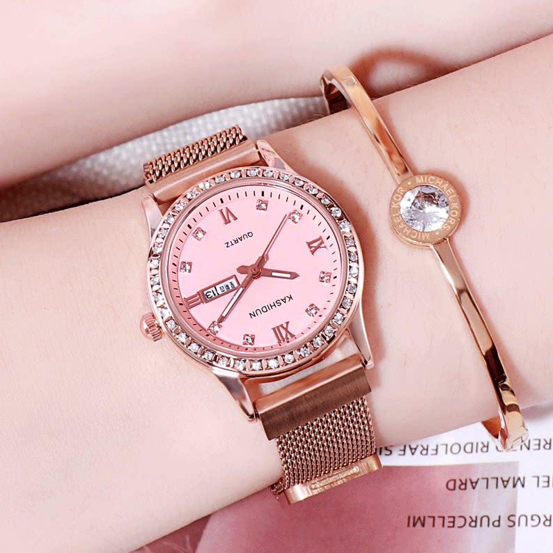 卡诗顿新款时尚女生女士皮带石英表 卡诗顿政和国产腕表