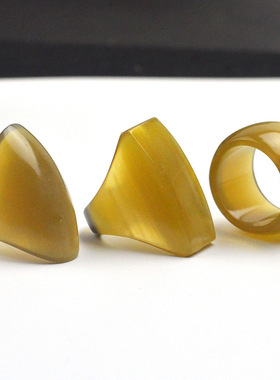 天然纯色复古民族风西藏饰品戒指