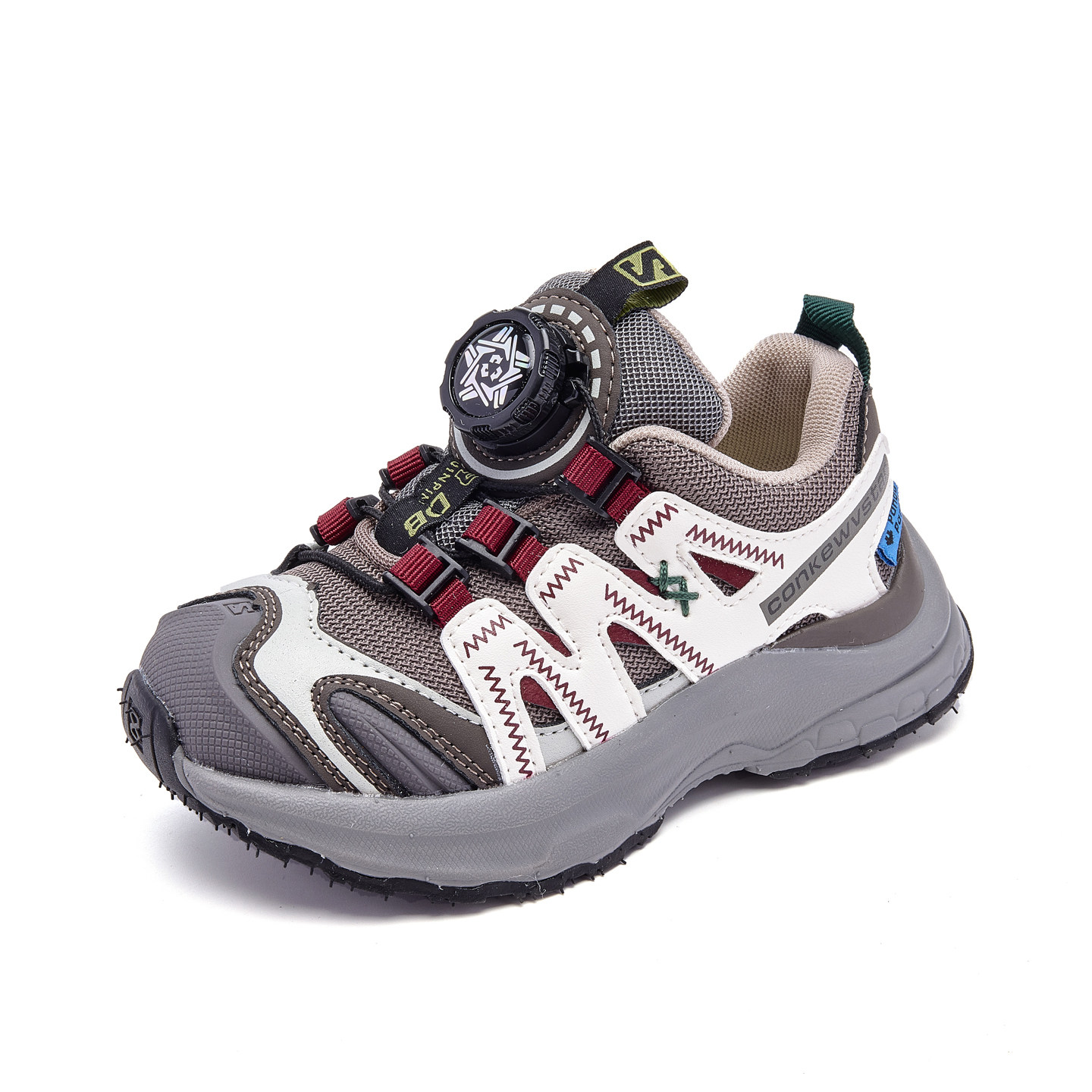 儿童老爹鞋男童鞋女童鞋子-旋转扣轻便运动鞋网面透气跑步休闲鞋,淘宝优惠券,粉丝福利购,淘宝优惠卷