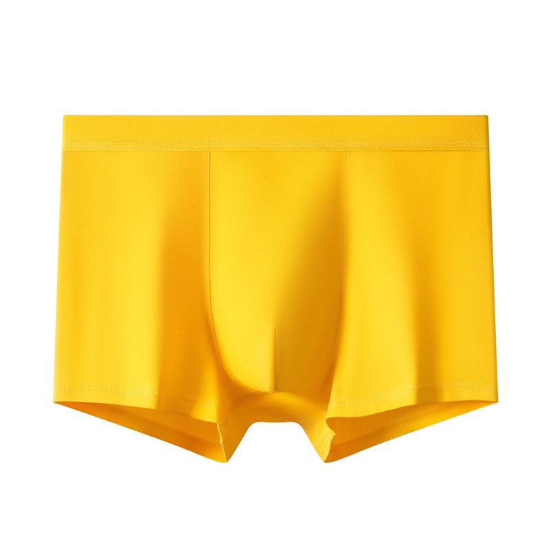 男士黄色内裤男纯棉平角平角裤纯黄短裤平四角裤5A抗菌黄内裤,淘宝优惠券,粉丝福利购,淘宝优惠卷