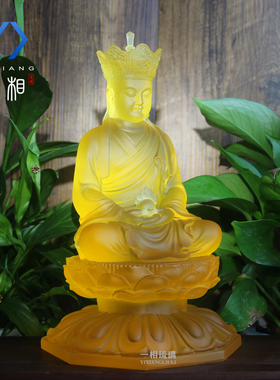 琉璃寺院地藏王菩萨琉璃像定制