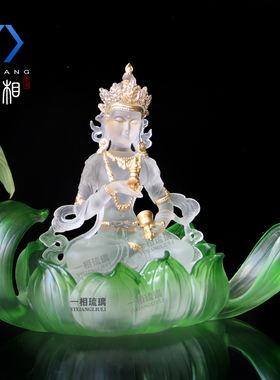 底座金刚萨埵生如夏花琉璃如来像