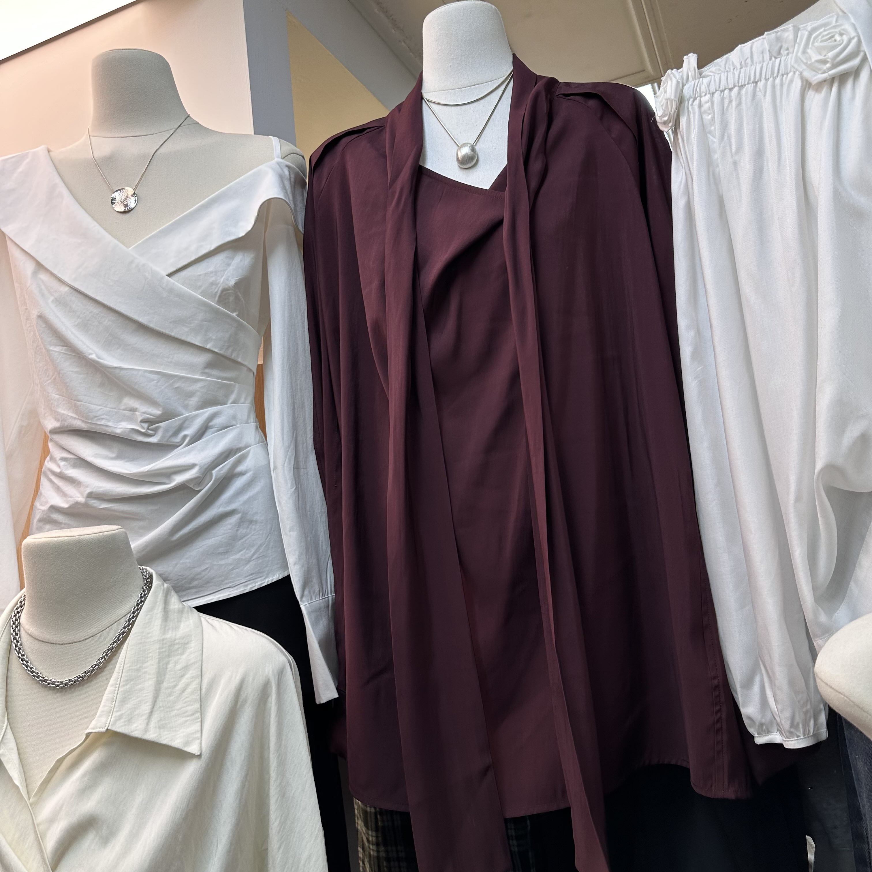 [葡萄成熟时]姐姐系专属韵味紫飘带透视衫防晒衬衣2024设计感衬衫