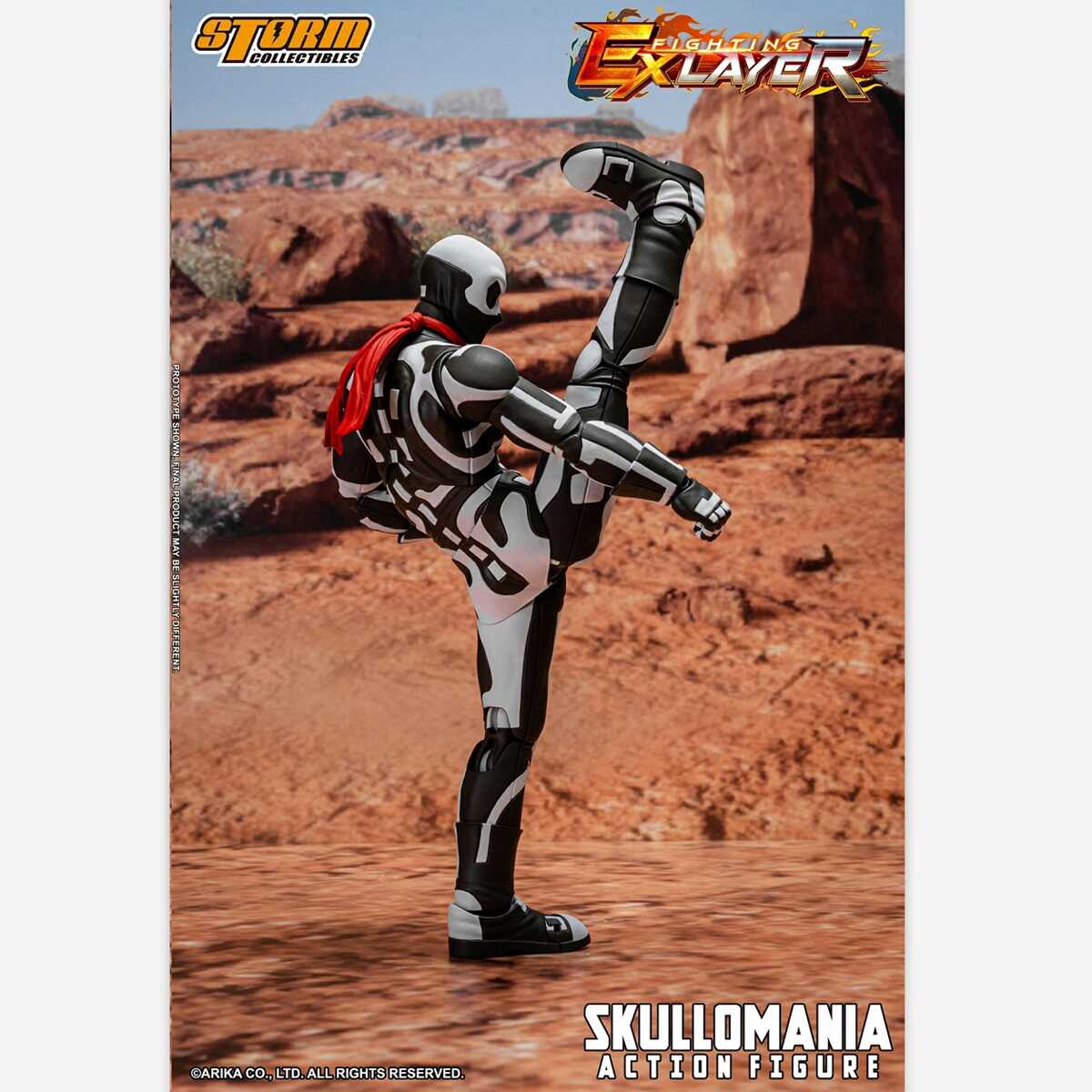 【预售】ST STORM TOYS 1/12 街机格斗领域EX Skullomania 骷髅侠 - 图0