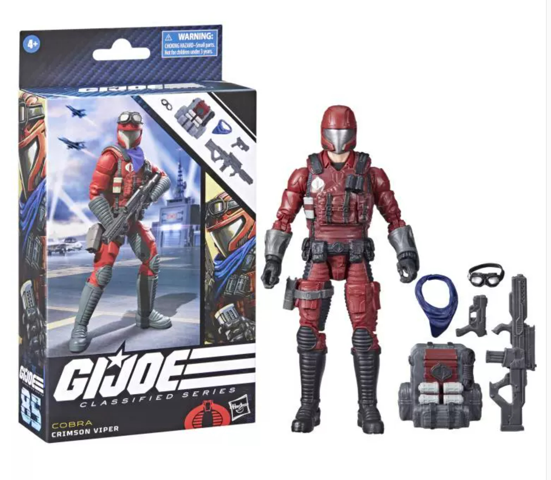 现货 孩之宝 特种部队GIJOE 6寸 猩红蛇魔 萤火虫V2 双截棍 人偶