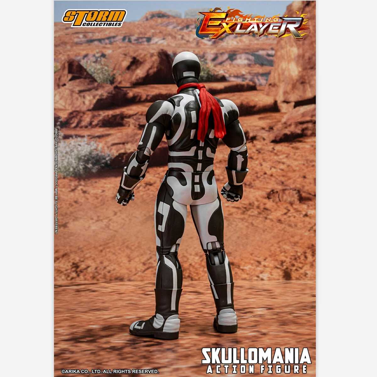 【预售】ST STORM TOYS 1/12 街机格斗领域EX Skullomania 骷髅侠 - 图2