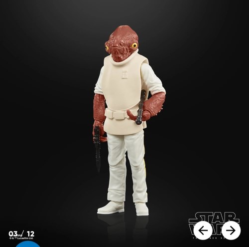 现货 孩之宝 星球大战 绝地归来40周年 大会限定 6寸 鱼头人 将军 - 图2