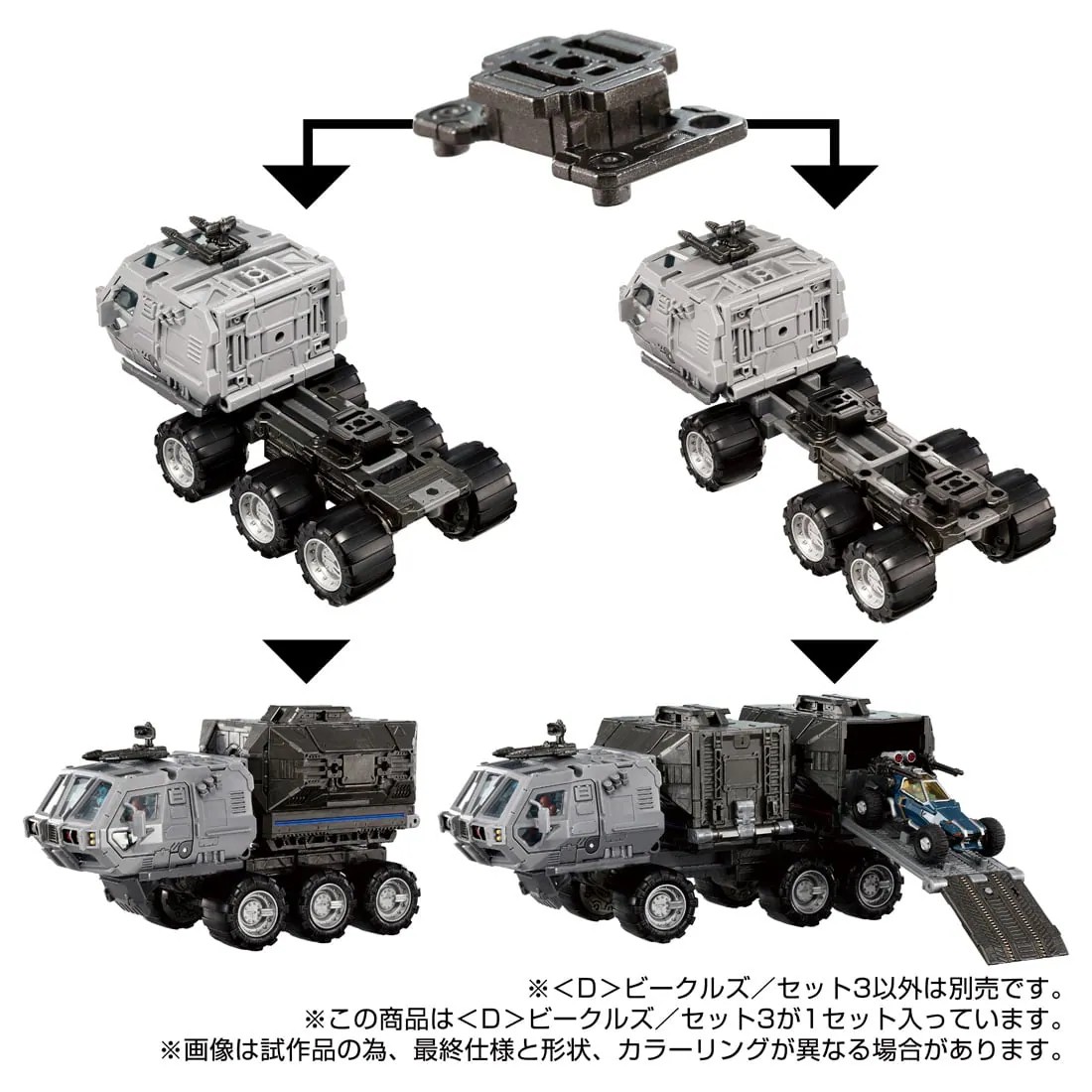 预售 TT社 1/60 戴亚克隆 D-03 载具套装 高速战车 成品模型